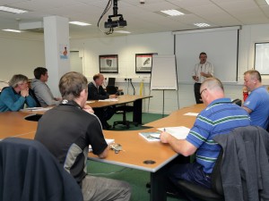 Classroom time during the demonstration day of the Foundation Energy Skills course