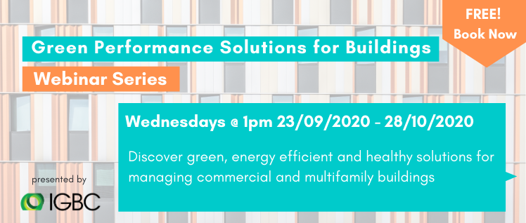 Green Performance Solutions for Buildings - Webinar Series