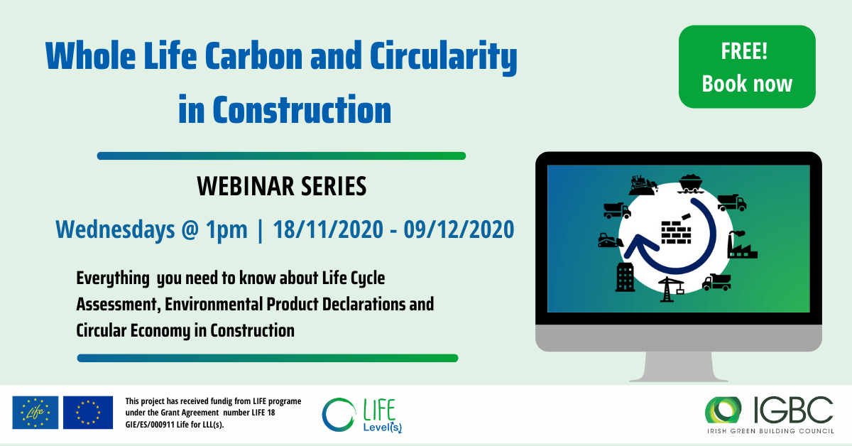 Whole Life Carbon and Circularity in Construction Webinar Series
