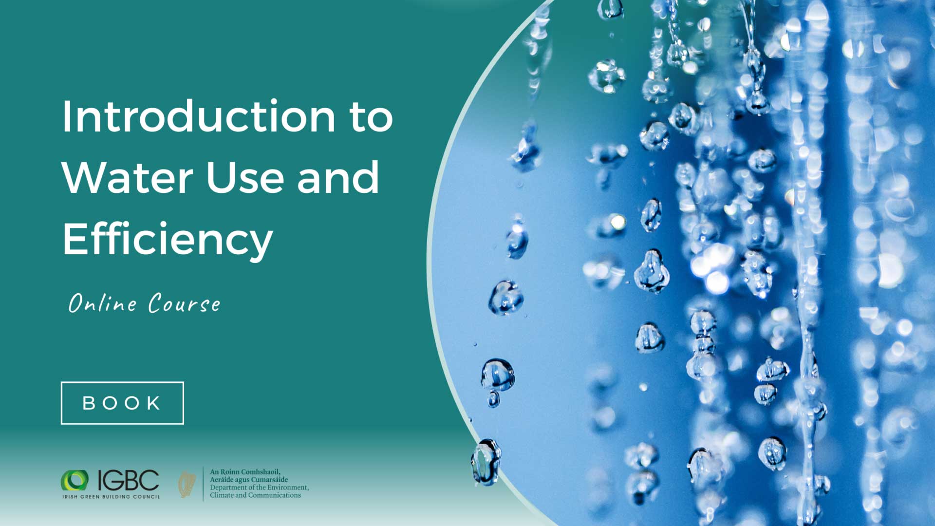 Introduction to Water Use and efficiency online training course