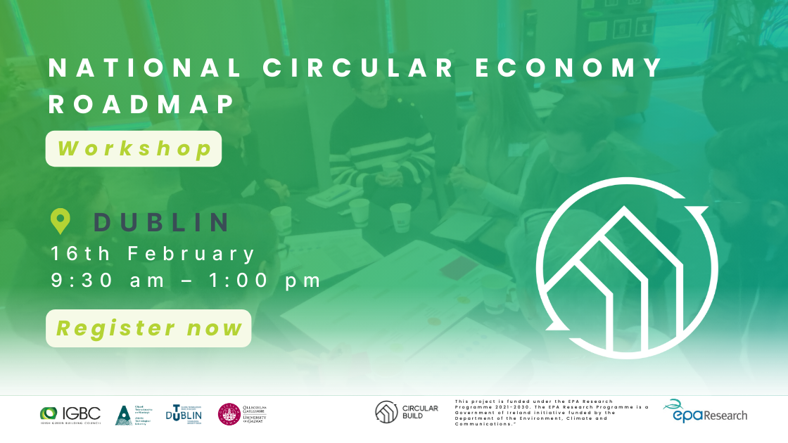 National Circular Economy Roadmap workshop in Dublin