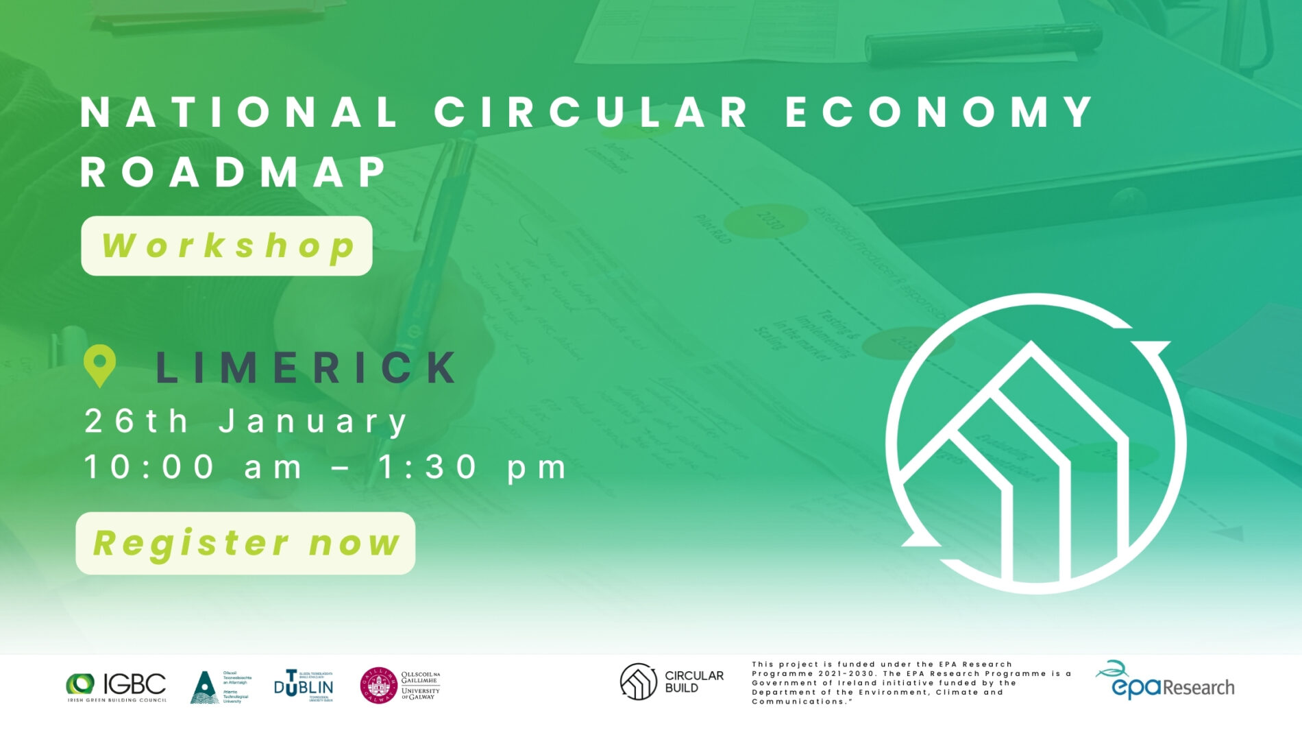 National Circular Economy Roadmap workshop in Limerick