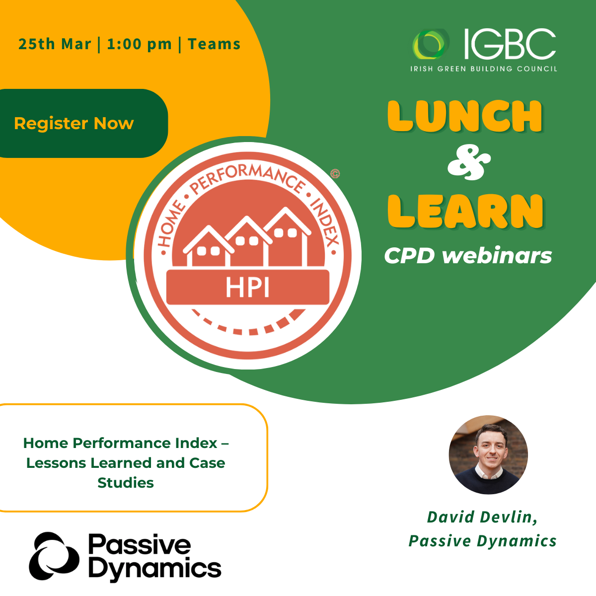 Home Performance Index- Lunch & Learn